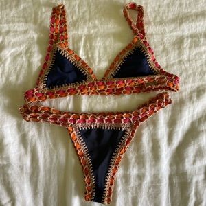 Reversible crochet bikini